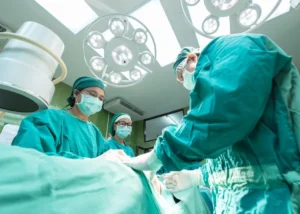 Bariatric surgeons performing weight loss surgery